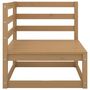 Voir la diapositive 5 : VIDAXL Salon de jardin 10 pcs marron miel bois de pin massif