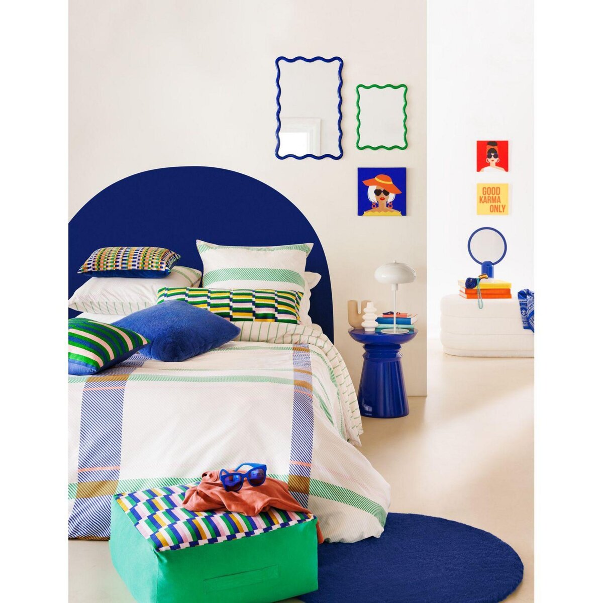 ATMOSPHERA Miroir mural vague JUDY