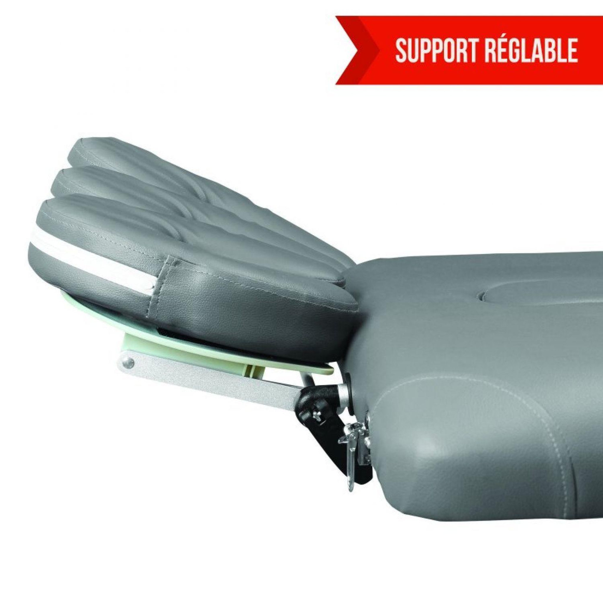 Voir la diapositive 5 : VIVEZEN Support têtière, appuie tête en aluminium pour table de massage