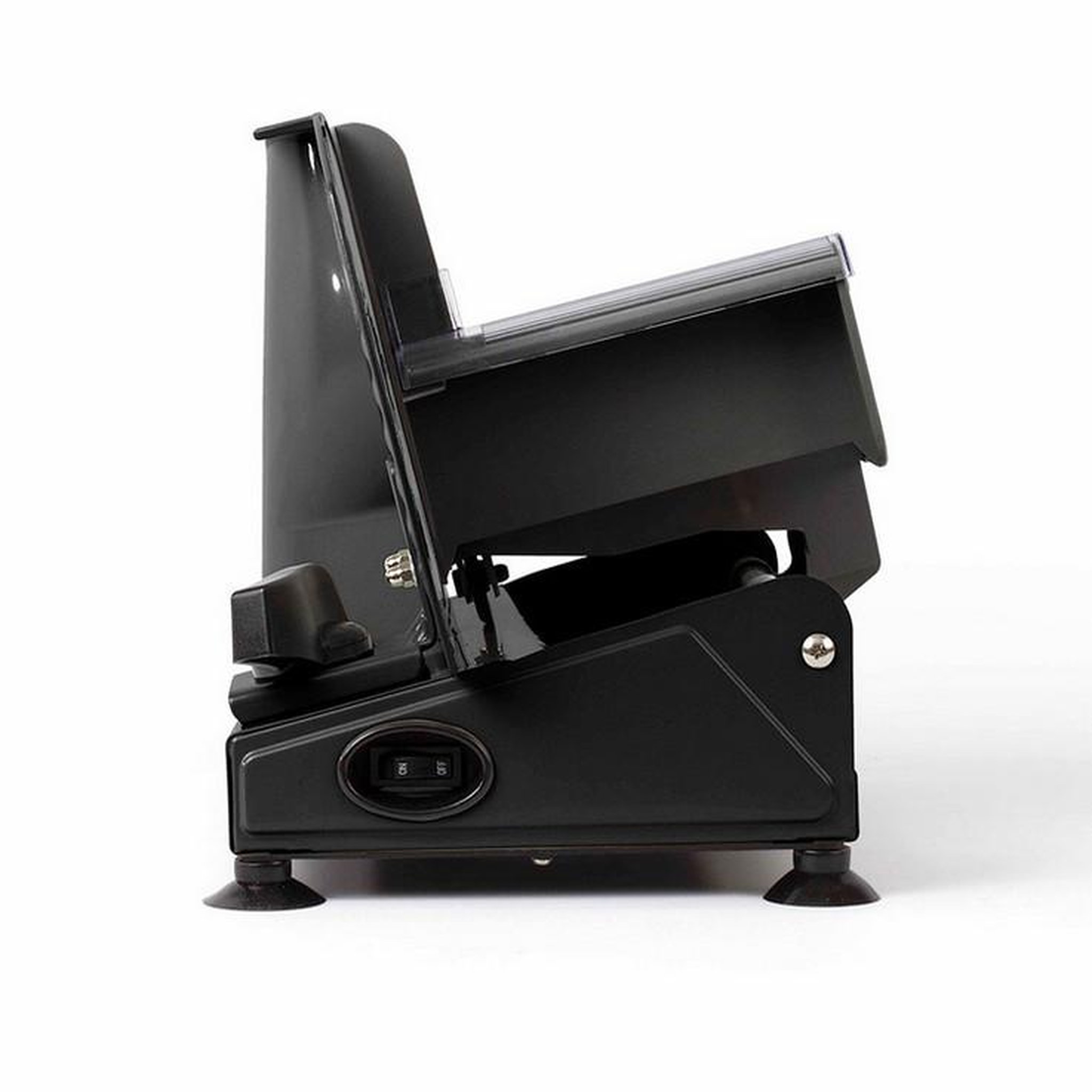 Voir la diapositive 2 : LIVOO Trancheuse électrique 150w 19cm noire - DOM396