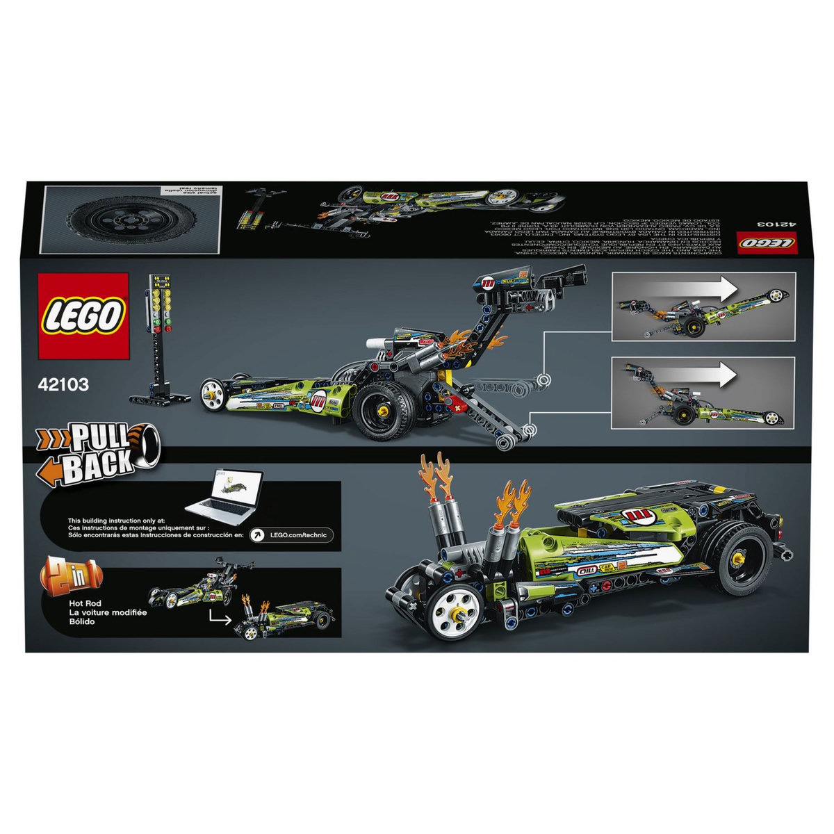 LEGO Technic 42103 - Le dragster