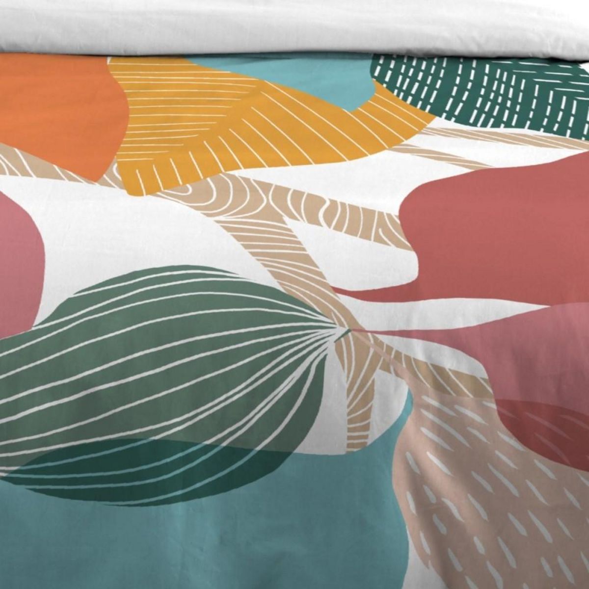 Lovely Casa Housse de couette 140x200 Frida+ 1 taie 100% coton 57 fils