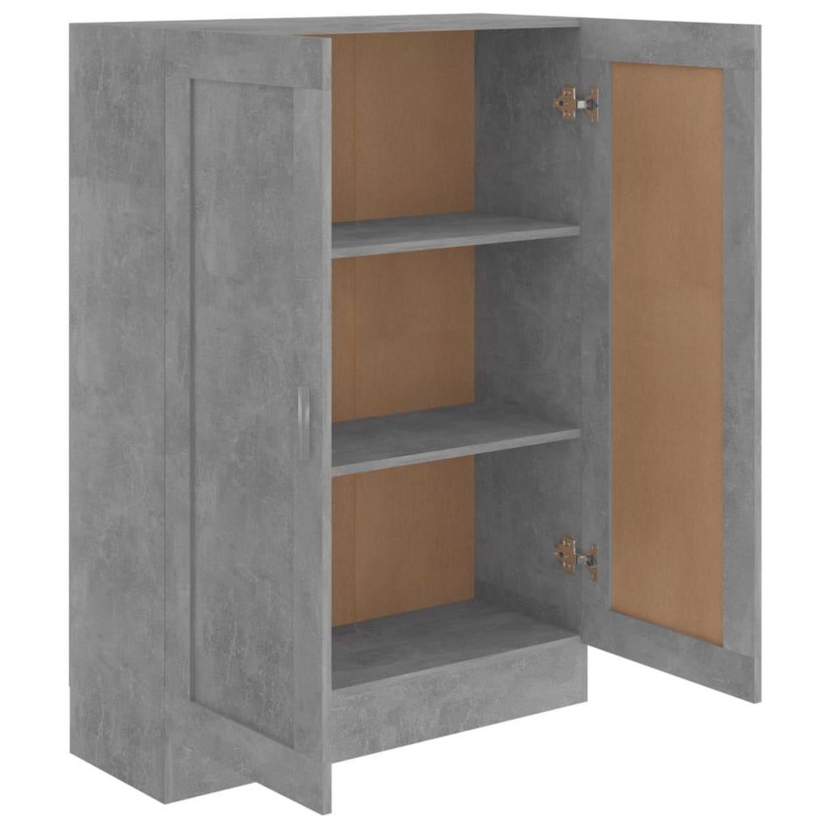 VIDAXL Bibliotheque Gris beton 82,5x30,5x115 cm Bois d'ingenierie