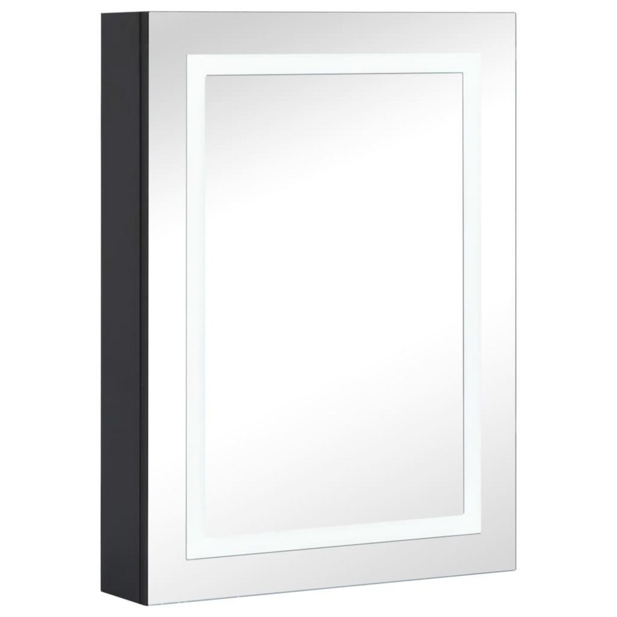 VIDAXL Armoire de salle de bain a miroir LED 50x13x70 cm