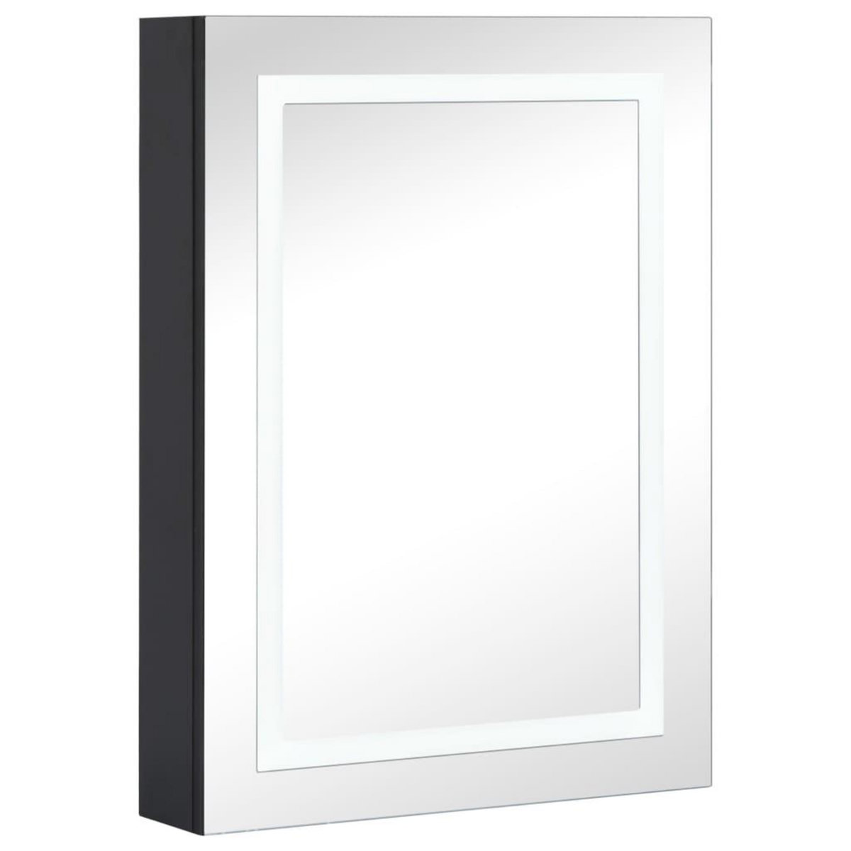 VIDAXL Armoire de salle de bain a miroir LED 50x13x70 cm