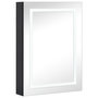 Voir la diapositive 2 : VIDAXL Armoire de salle de bain a miroir LED 50x13x70 cm