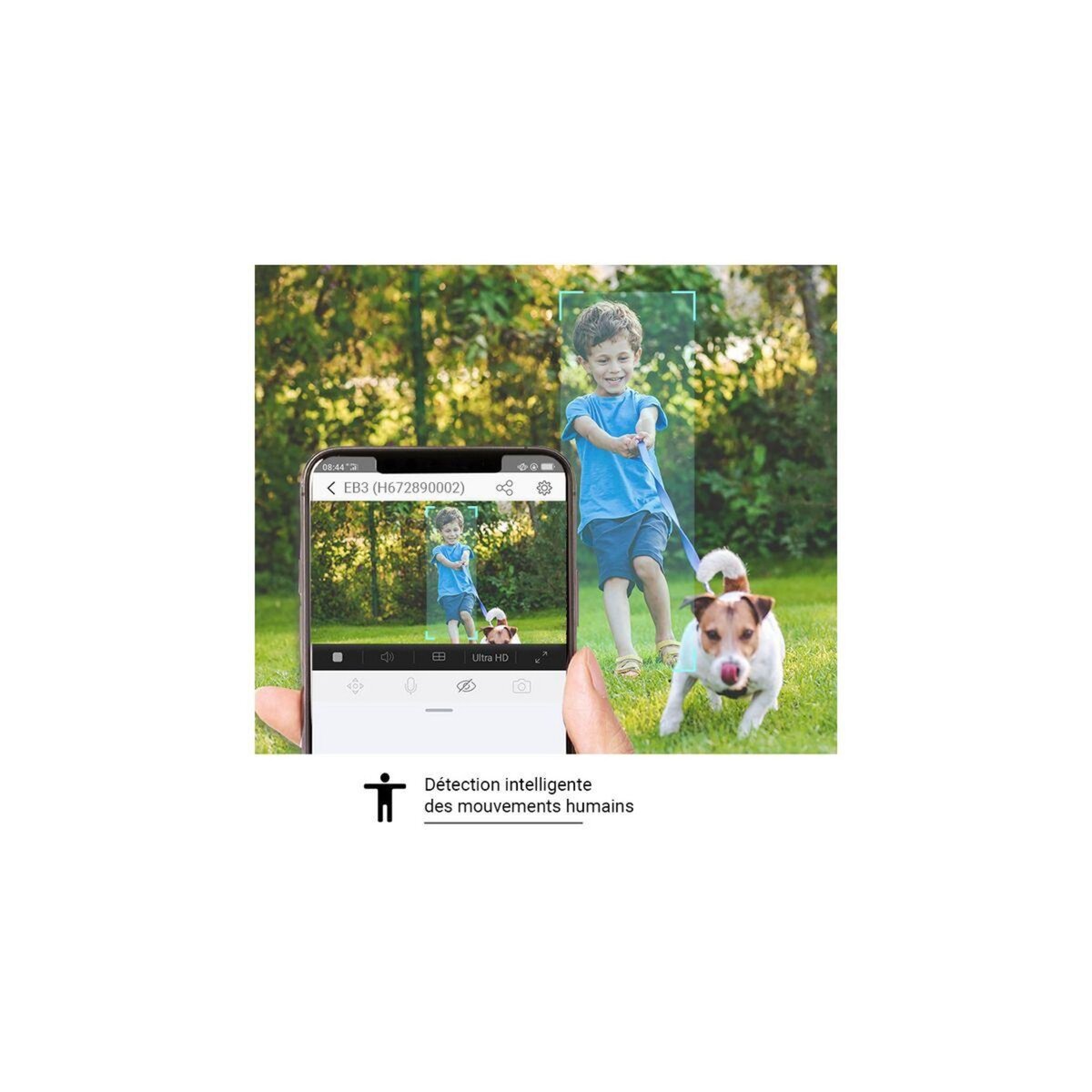 EZVIZ Caméra de surveillance Pack Wifi Caméra EB3 2K Type C + pan S.