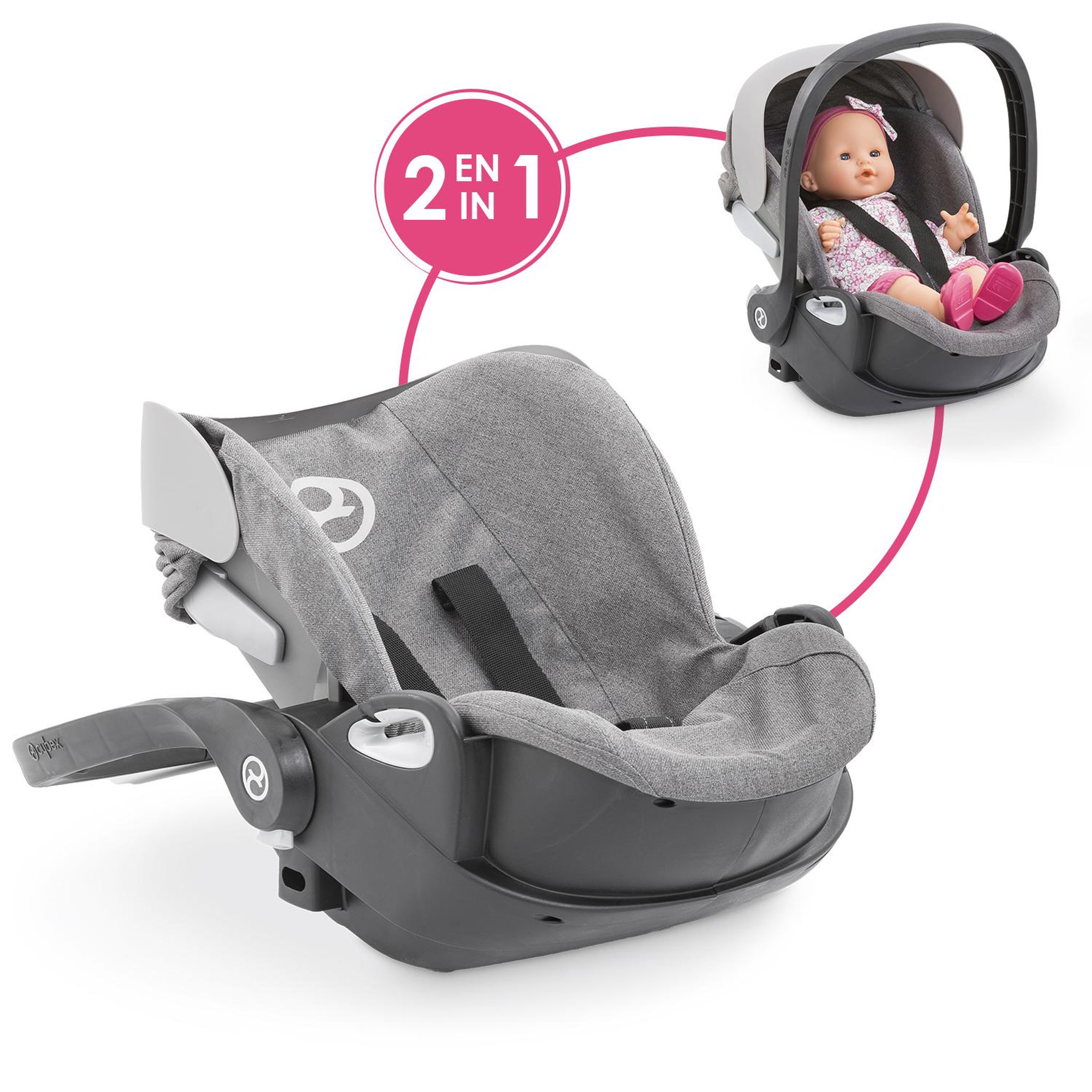Voir la diapositive 3 : Corolle Porte-Poupon Cybex 2 en 1