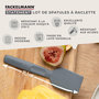 Voir la diapositive 2 : Fackelmann Lot de 4 spatules à raclette 16 cm Fackelmann