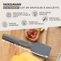 Voir la diapositive 2 : Fackelmann Lot de 4 spatules à raclette 16 cm Fackelmann