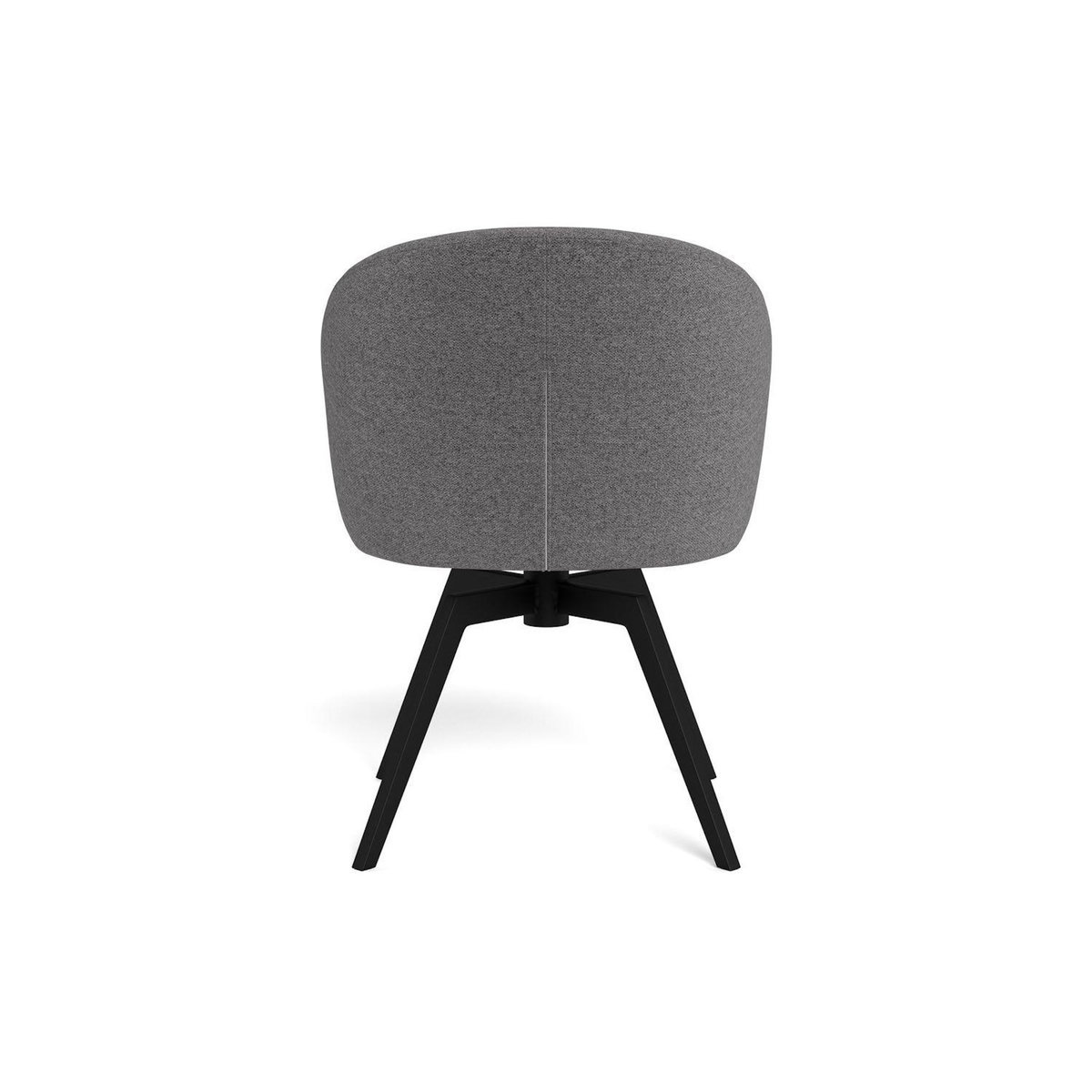 TOILINUX Chaise avec base pivotante à 360 degrés MARGAUX - Gris