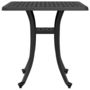 Voir la diapositive 5 : VIDAXL Table de jardin noir 53x53x53 cm aluminium coule
