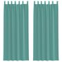 Voir la diapositive 2 : VIDAXL Rideaux en voile avec passe-tringles 2 pcs turquoise
