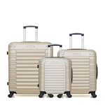 BLUESTAR BLUESTAR - LOT DE 3 - Valises grand format, weekend et cabine LIMA. Coloris disponibles : Bleu, Noir, Gris