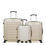 BLUESTAR BLUESTAR - LOT DE 3 - Valises grand format, weekend et cabine LIMA. Coloris disponibles : Gris, Noir