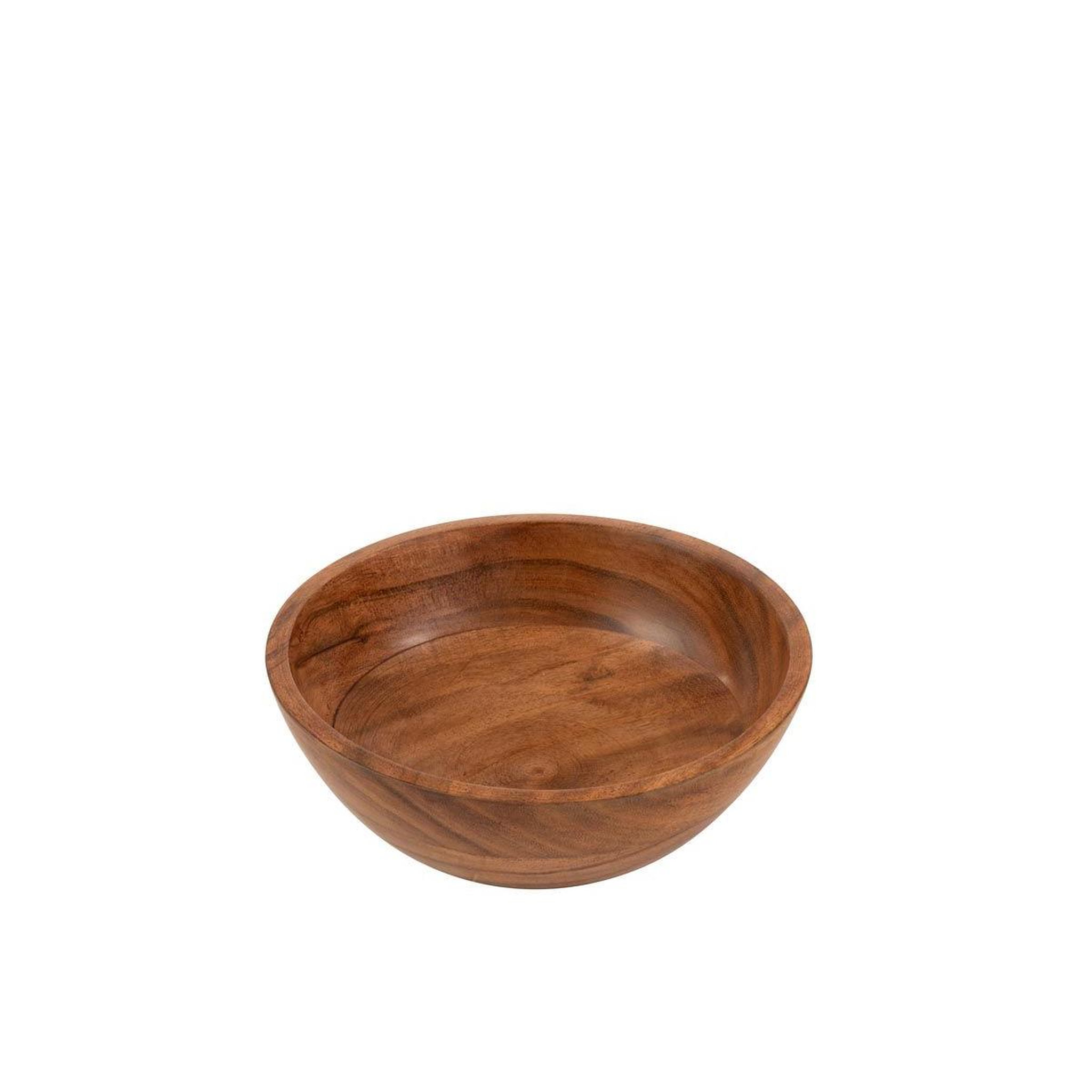 Voir la diapositive 2 : J-LINE Saladier en acacia  dars  20cm naturel