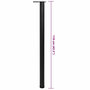 Voir la diapositive 6 : VIDAXL 4 pieds de table reglables en hauteur Noir 1100 mm