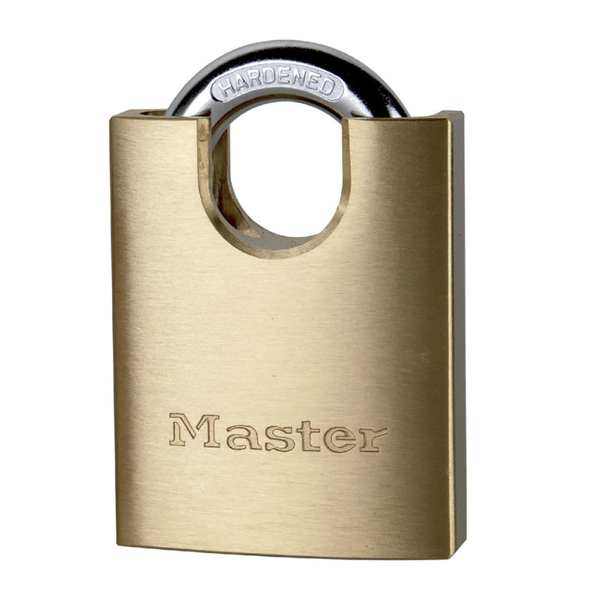 Master lock 2250eurd cadenas à clé et anse protégée, doré, 9,2 x 5 x 1,7 cm