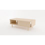 Voir la diapositive 2 : Paris Prix Table Basse Design  Hillen  125cm Naturel