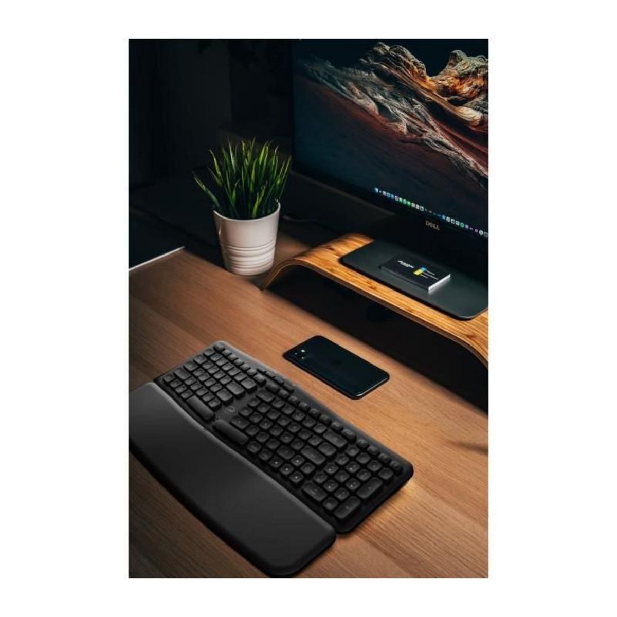 Mobility Lab Clavier sans fil ergonomique - MOBILITY LAB - ML313153 - Touches concaves - Windows