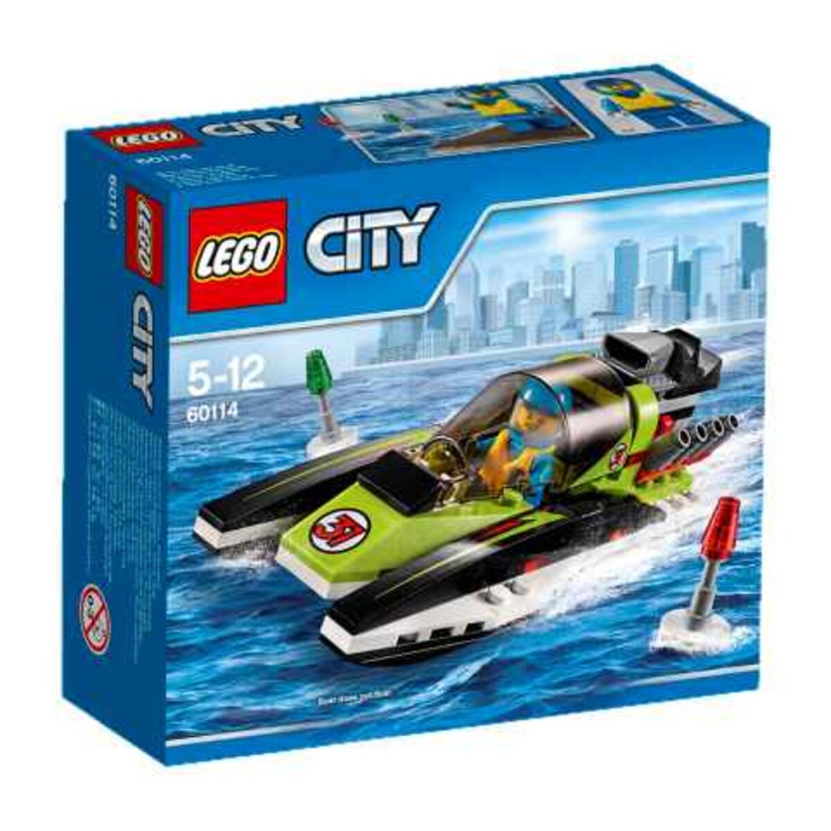 LEGO City 60114 - Le bateau de course