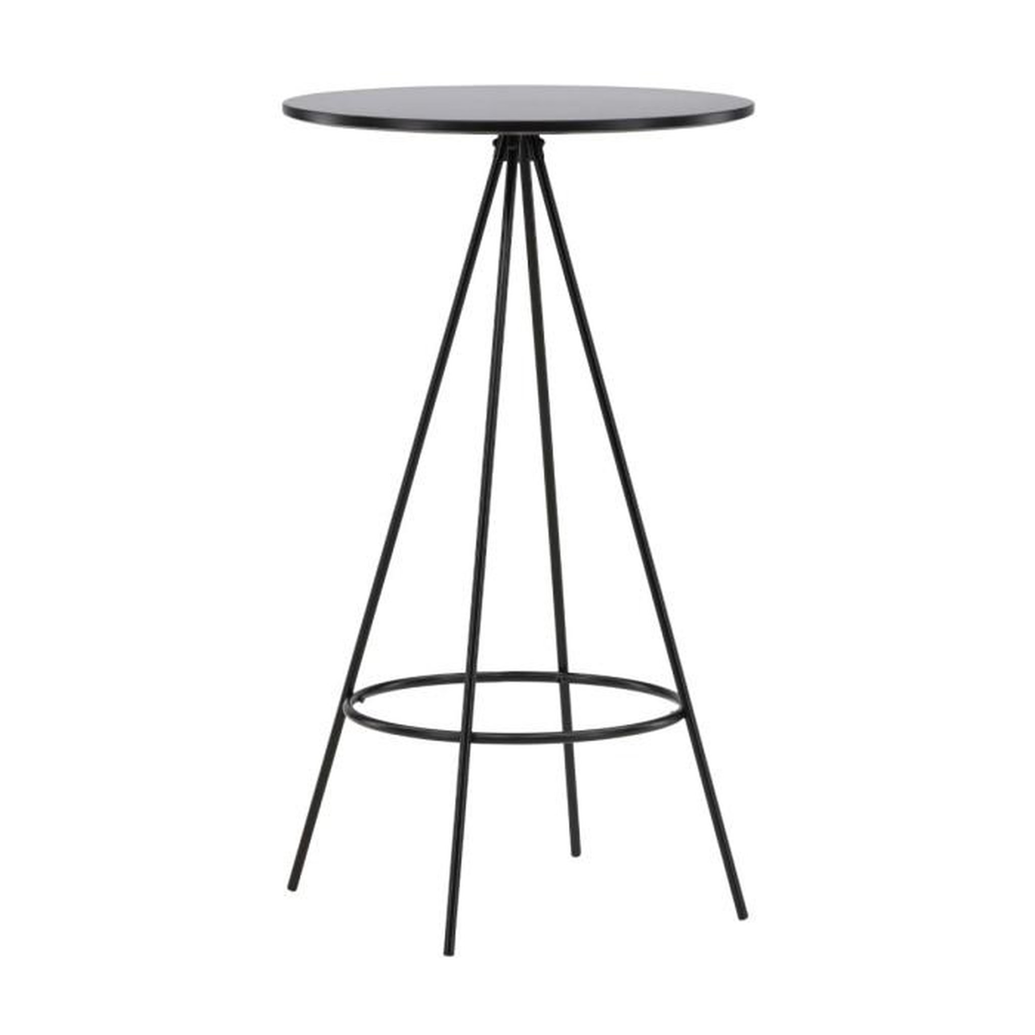 Paris Prix Table de Bar  Bistro  105cm Noir