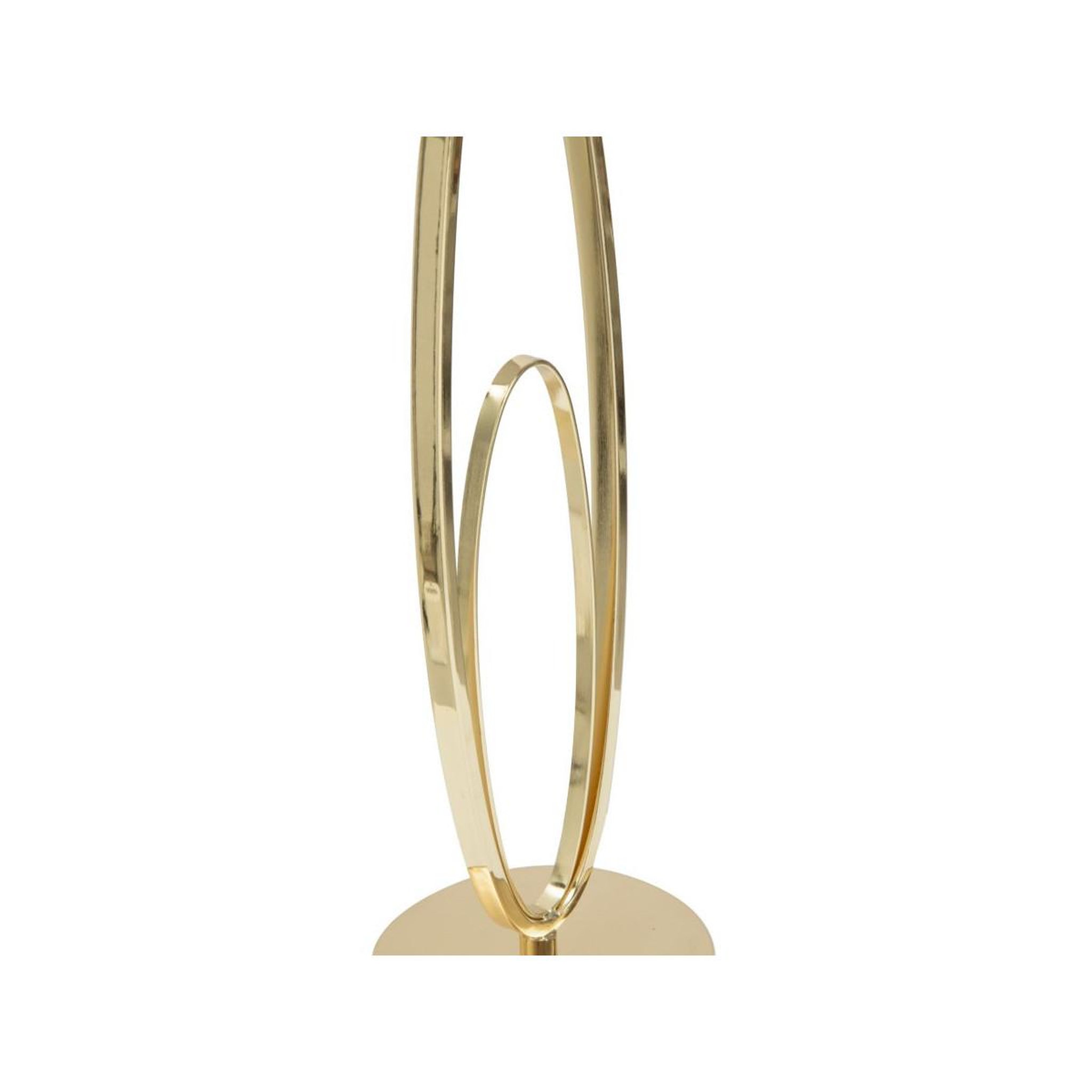 Voir la diapositive 4 : Paris Prix Lampe à poser en métal  flush  58cm crème & or