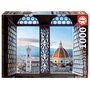 EDUCA Puzzle 1000 pièces : Vue sur Florence