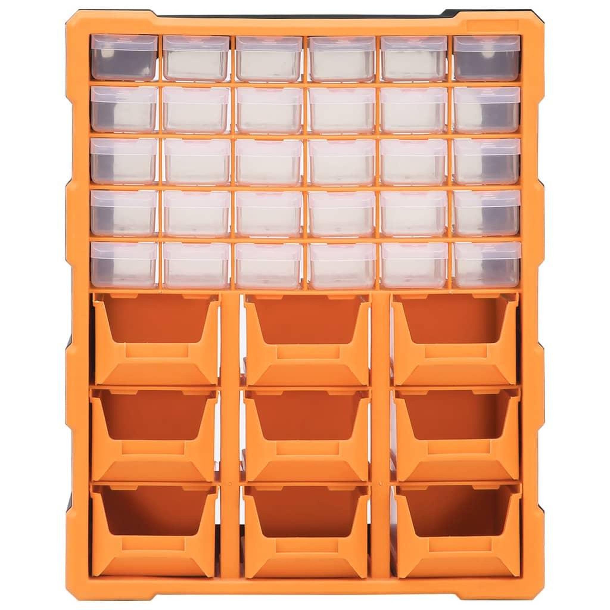 Voir la diapositive 5 : VIDAXL Organisateur multi-tiroirs avec 39 tiroirs 38x16x47 cm