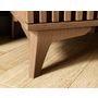 Voir la diapositive 3 : BEST MOBILIER Portmore - table de chevet - effet bois - 40 cm