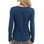 Voir la diapositive 2 : RAGWEAR T-shirt Manches Longues Marine Femme Ragwear Pinchi