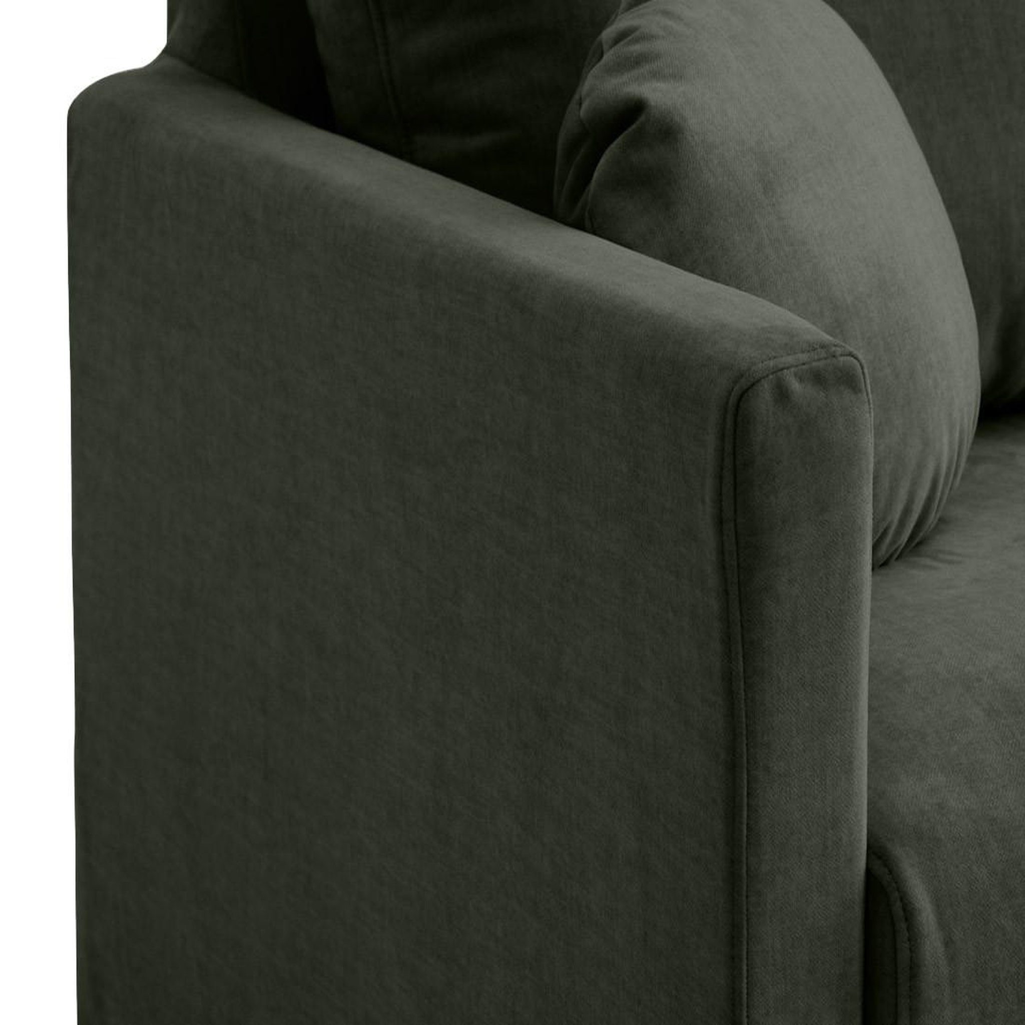 Voir la diapositive 6 : LISA DESIGN Serena - canapé droit déhoussable 2 places en velours