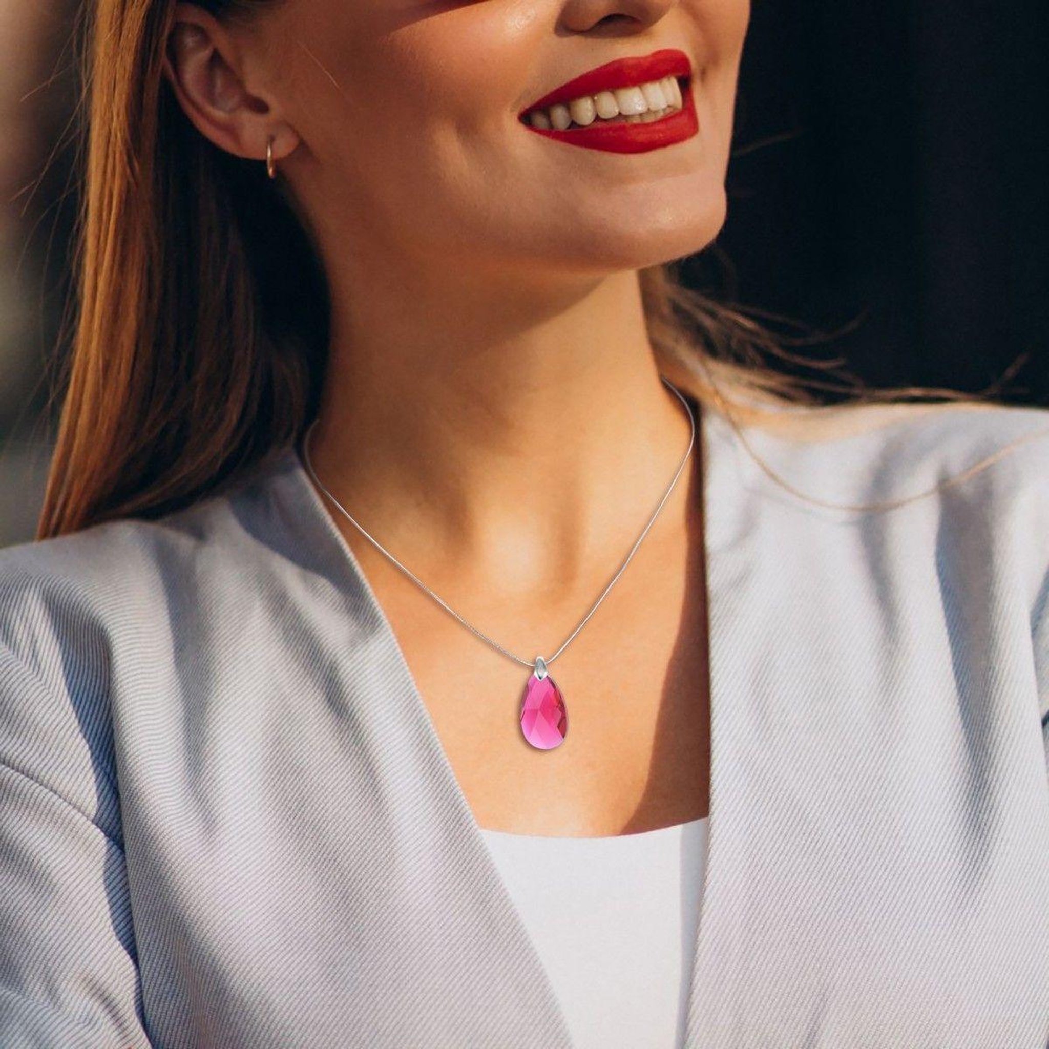 Voir la diapositive 2 : SC CRYSTAL Collier goutte par SC Crystal®