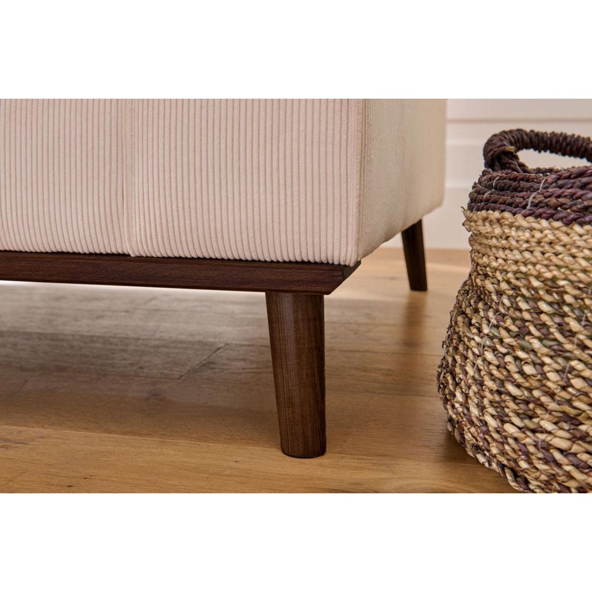 LISA DESIGN Albane - canapé d'angle gauche - 4 places - en velours côtelé