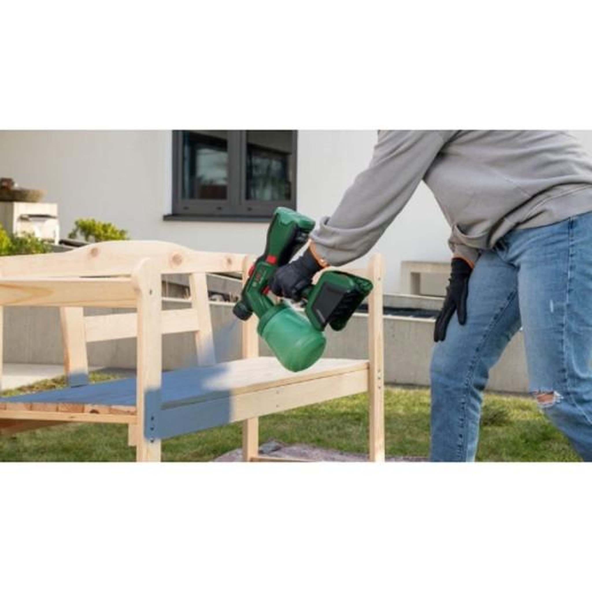 Voir la diapositive 3 : BOSCH Pistolet a peinture - BOSCH - UniversalSpray 18V-300 - Sans fil - Puissant - Portable