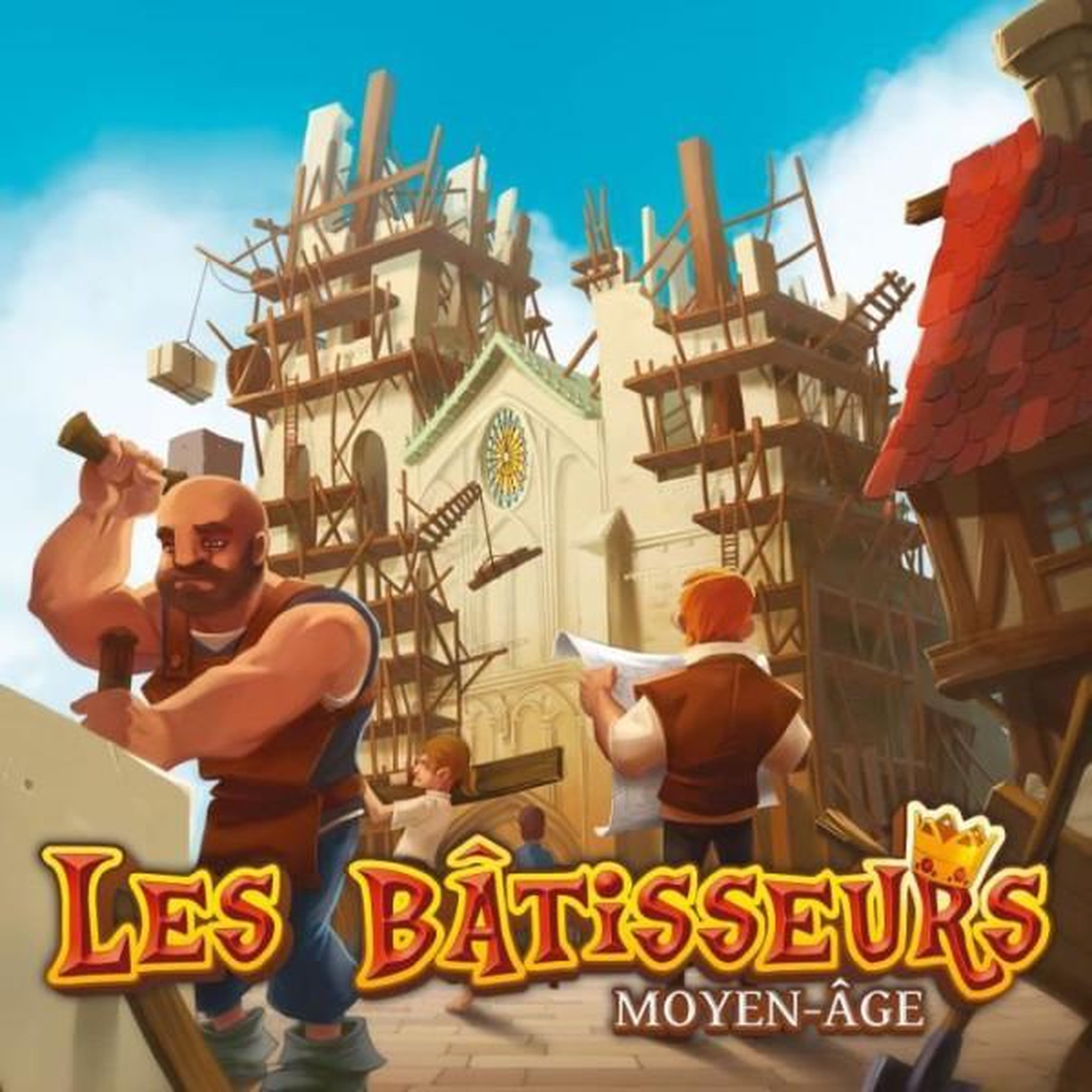 Voir la diapositive 3 : Asmodee Jeu de stratégie Asmodee Bombyx Les Bâtisseurs Moyen Âge