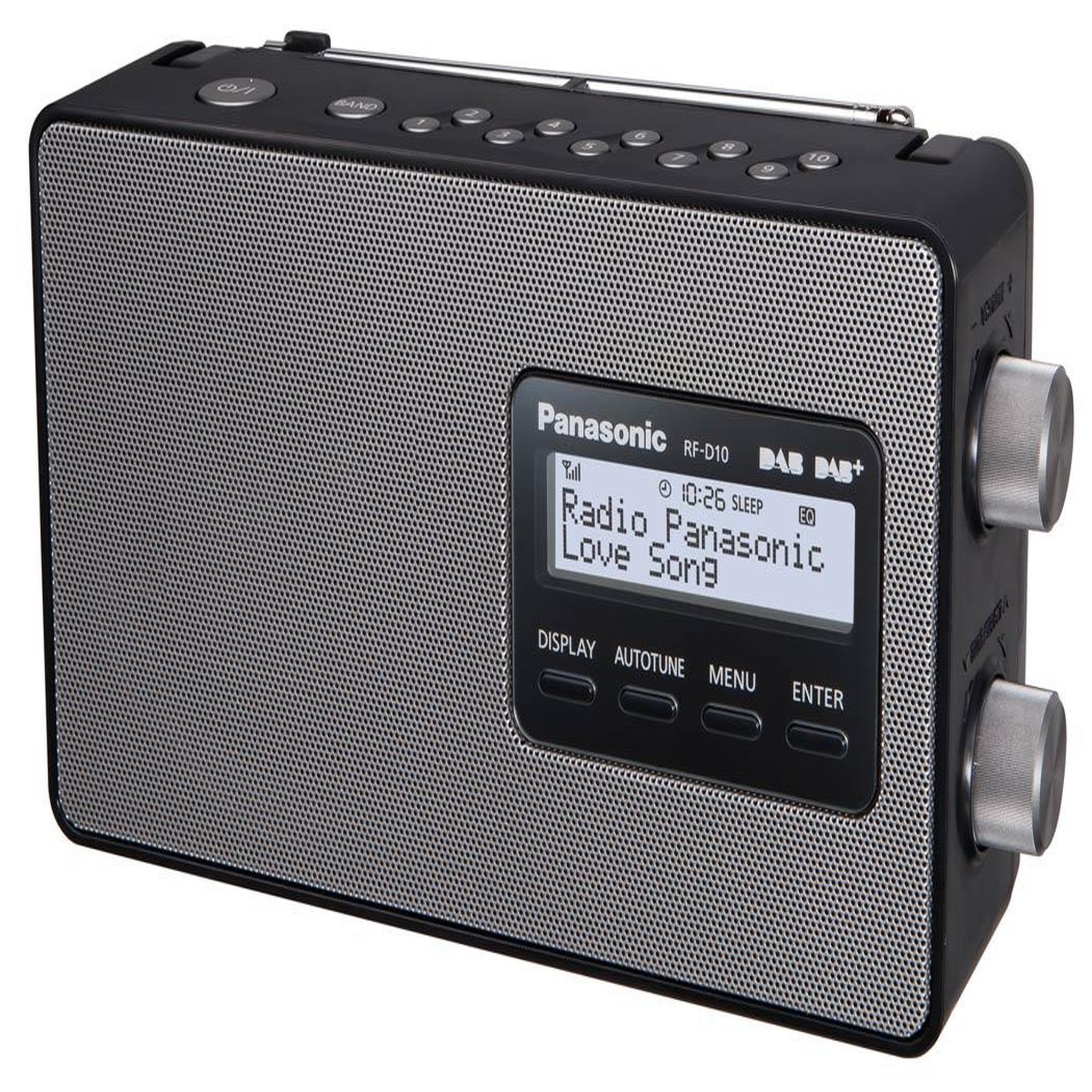 PANASONIC Radio portable noir - rfd10egk