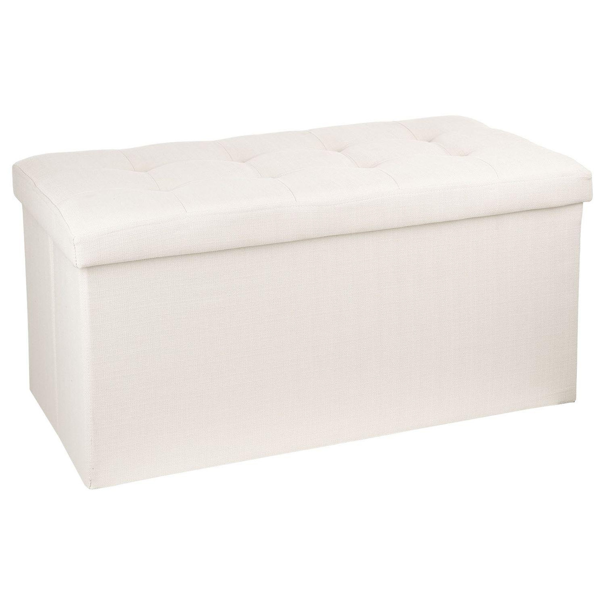 Voir la diapositive 1 : ATMOSPHERA Banquette coffre pliable Lysandre - 76 x H. 38 cm