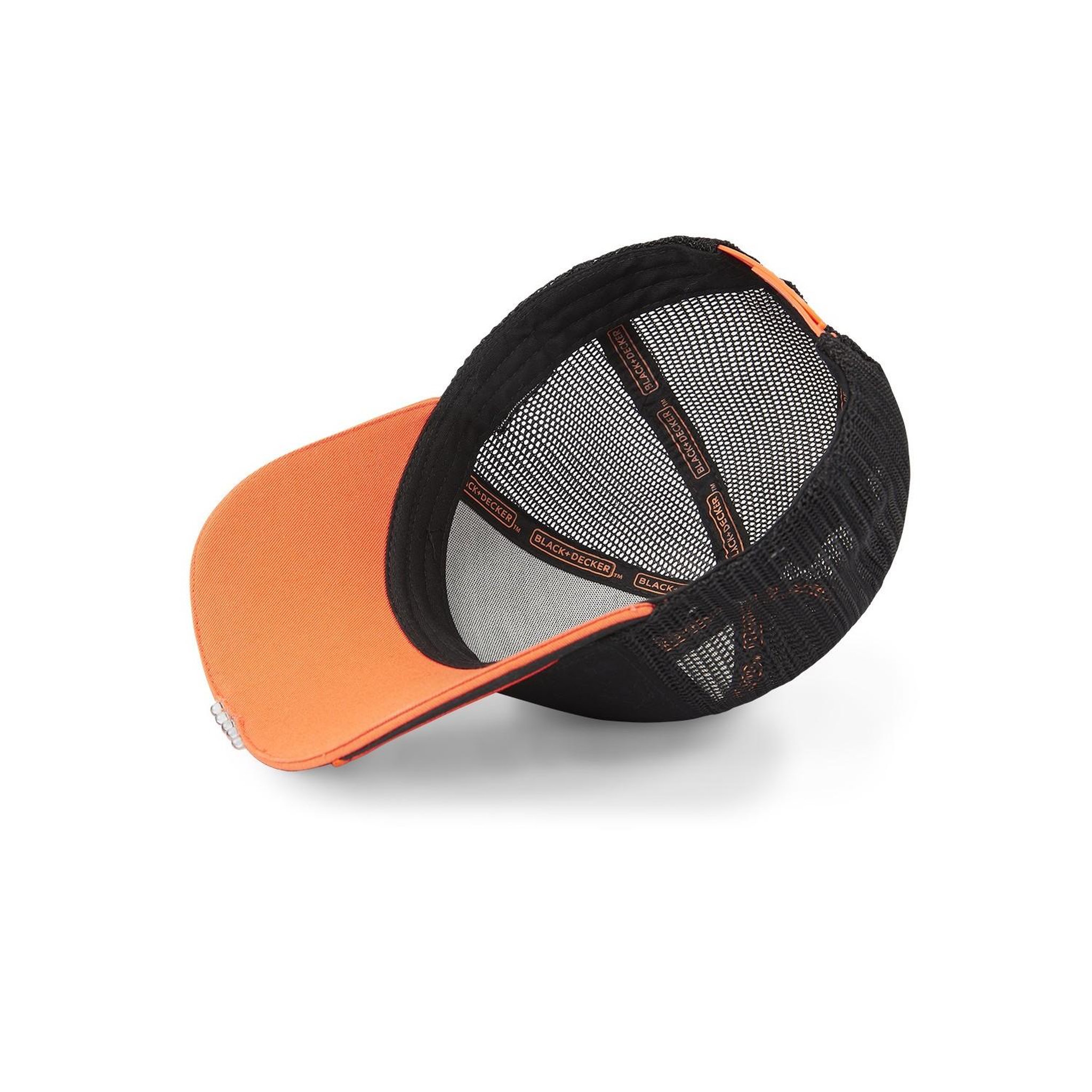 Voir la diapositive 4 : Black et Decker Casquette avec filet Work Homme avec LED