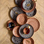 Voir la diapositive 3 : SECRET DE GOURMET Lot de 6 Assiettes Plates en Céramique  Inès  27cm Terracotta