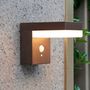 Voir la diapositive 2 : Lumisky Applique murale solaire CENOVA Marron Aluminium H12,5cm