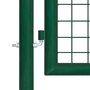 Voir la diapositive 5 : VIDAXL Portal de jardin maille vert 400x175 cm acier galvanise