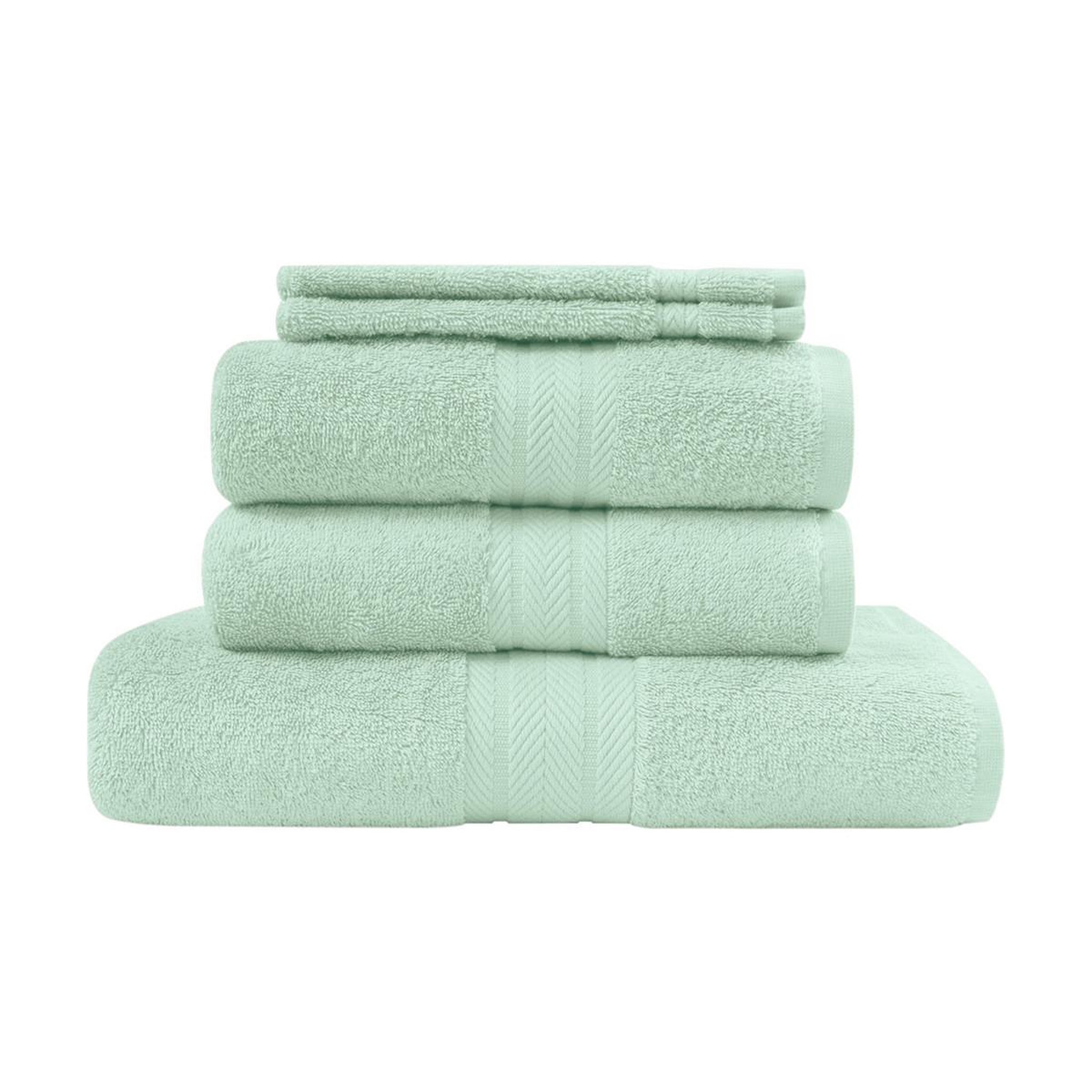 Voir la diapositive 1 : Sensei Maison Ensemble de bain 5 pièces (1 drap de bain + 2 serviettes de toilette + 2 gants) LUXURY