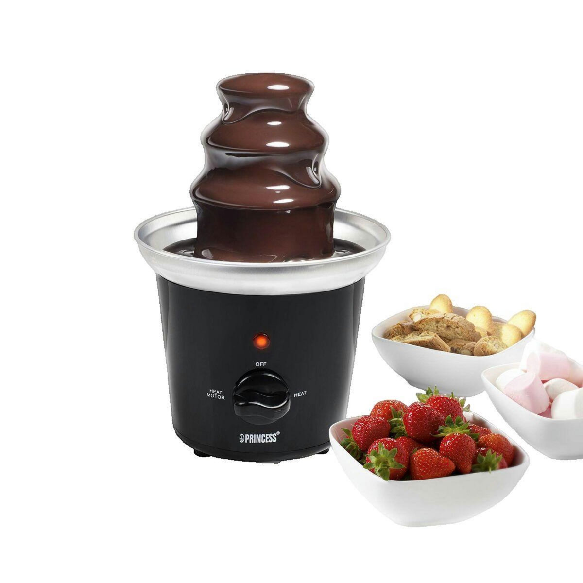 PRINCESS Fontaine à chocolat Princess électrique - Noir