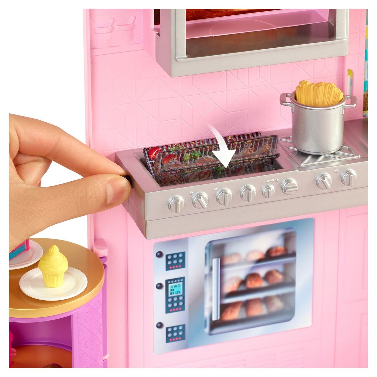 BARBIE Le restaurant de Barbie avec poupée