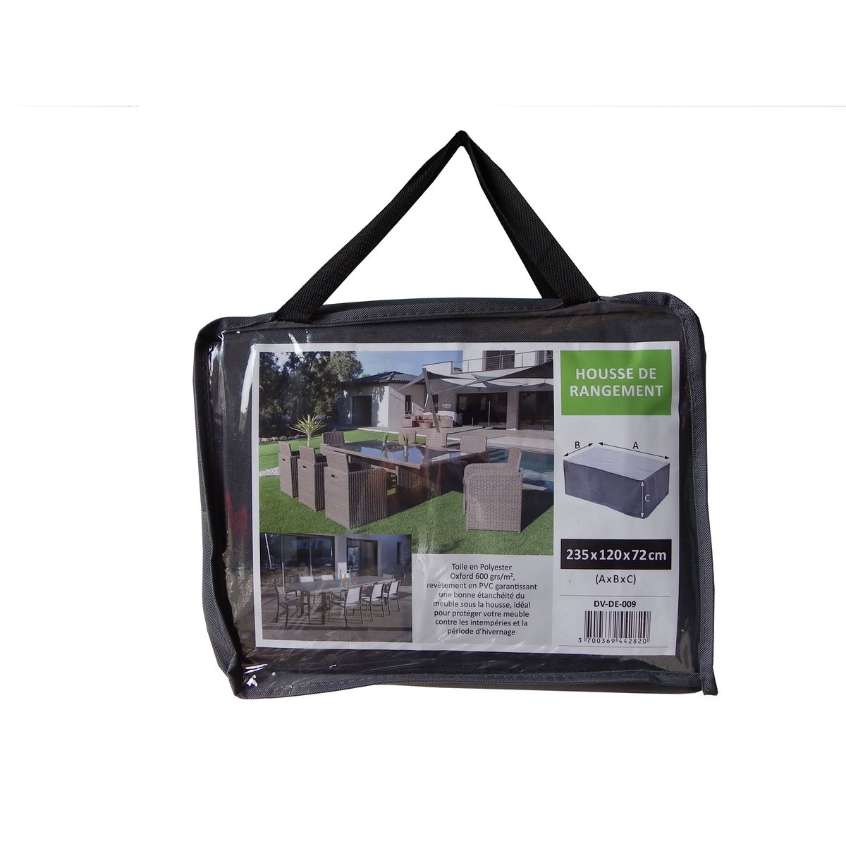 Housse de protection salon de jardin 235x120x72cm