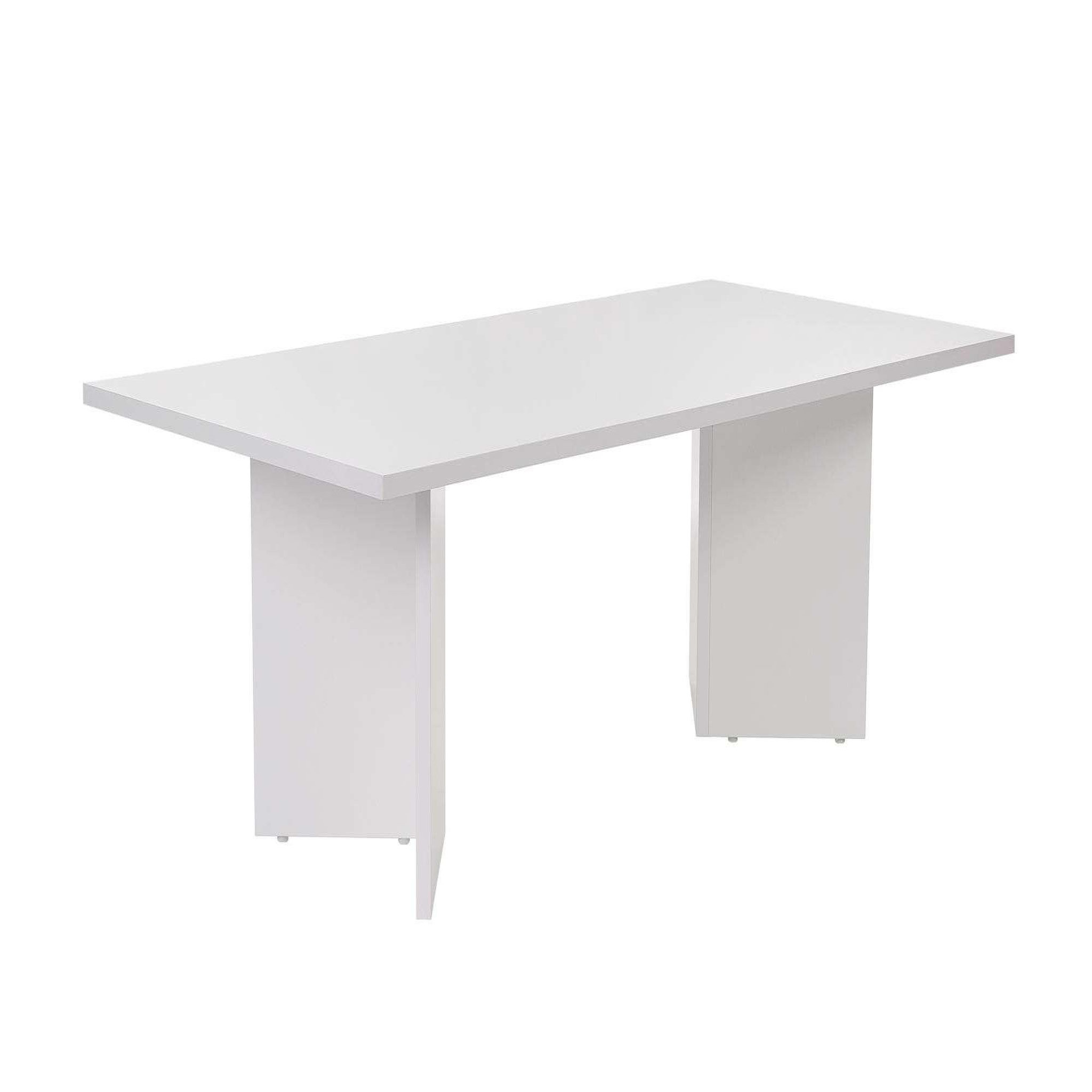 Habitat et Jardin Table basse en bois  sabin  119 x 60 x 40 cm - blanc