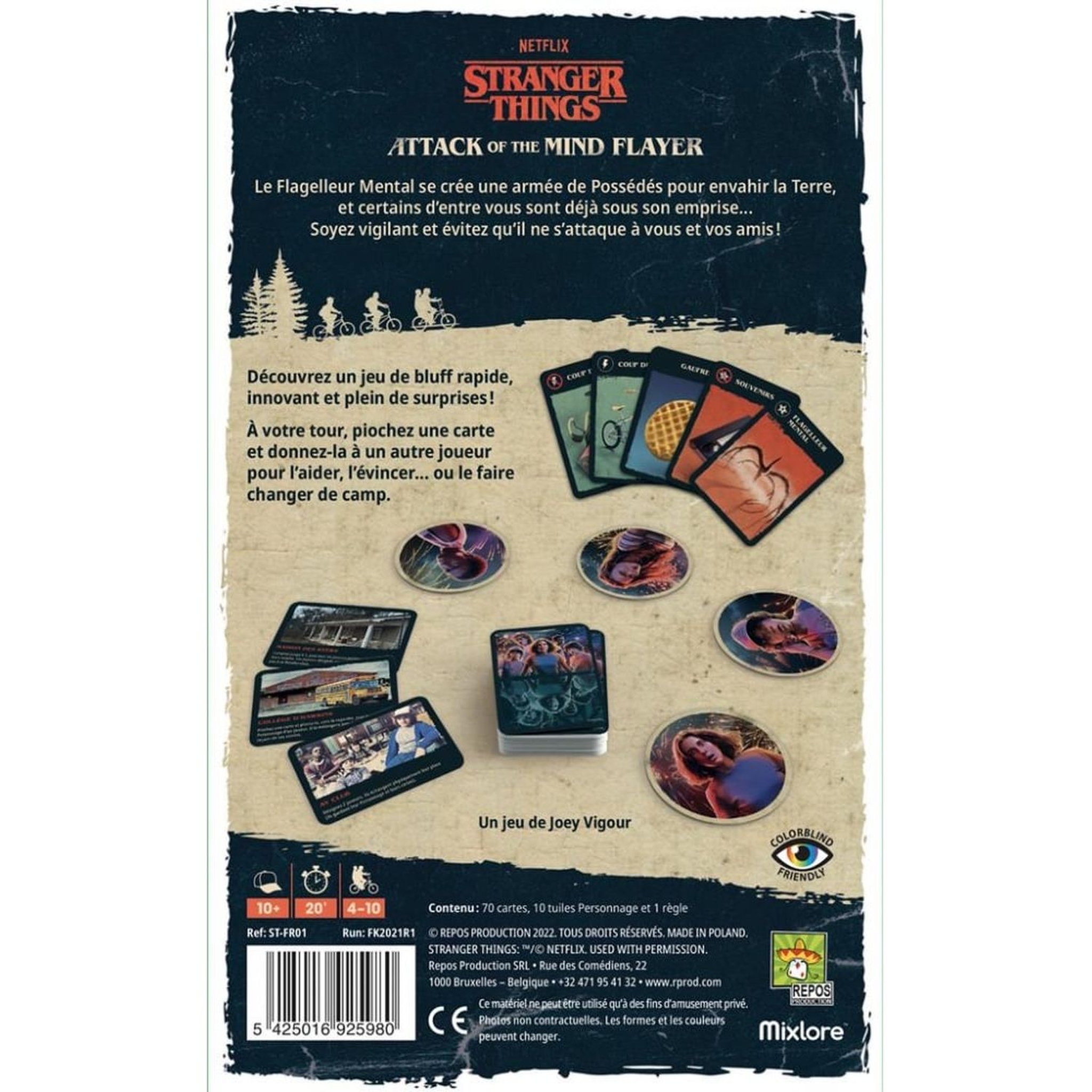 Voir la diapositive 5 : ASMODEE Jeu Stranger Things : Attack Of The Mind Flyer