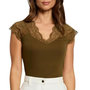 Voir la diapositive 1 : MORGAN T Shirt  Femme Morgan Dentelle Deli