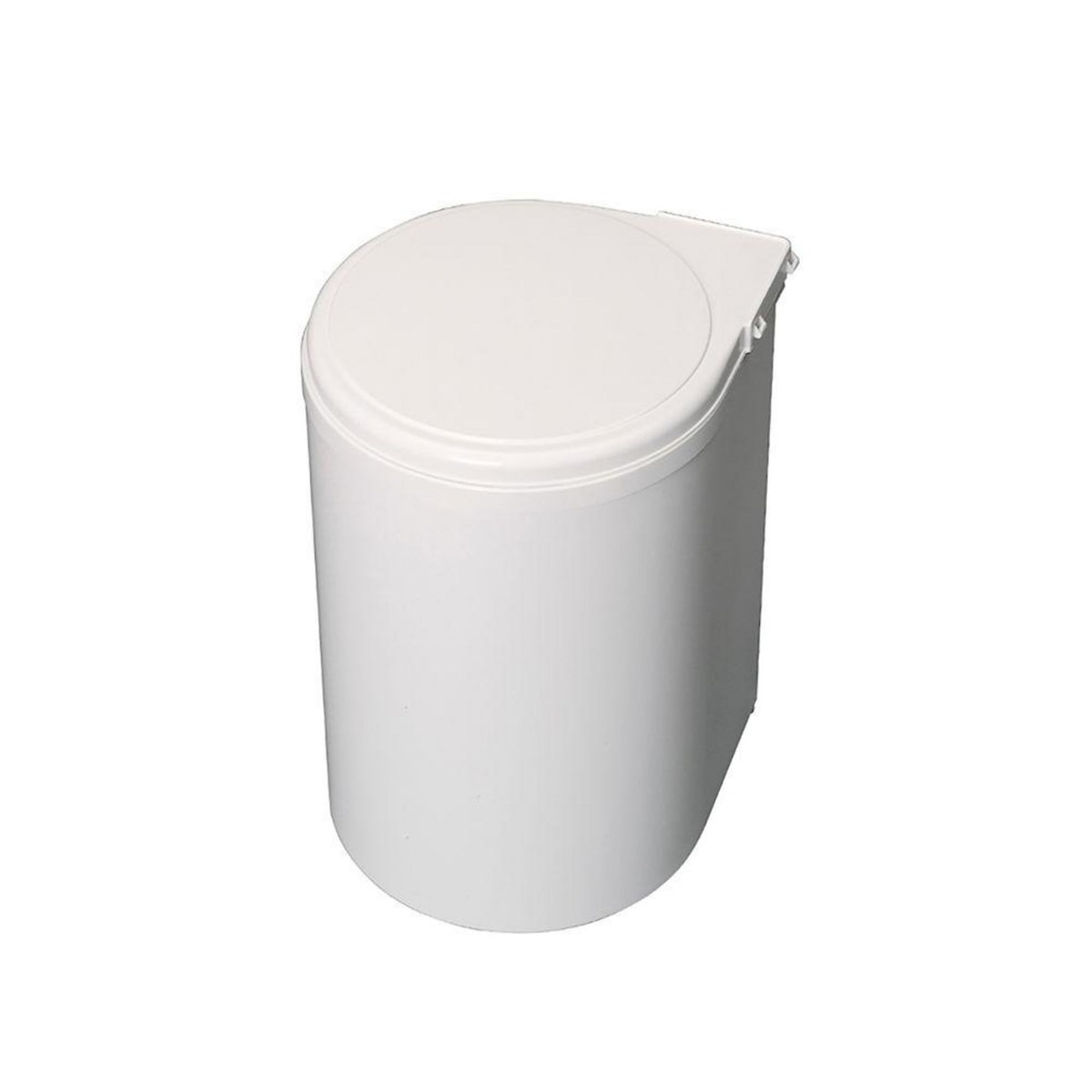 EMUCA SRL Poubelle de recyclage à fixation sur porte et conteneur de 13L, Plastique blanc